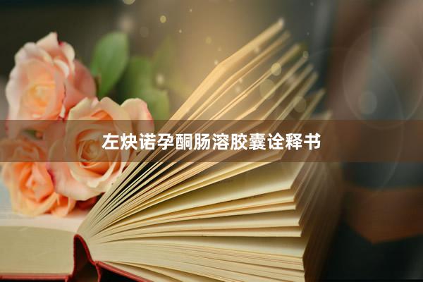 左炔诺孕酮肠溶胶囊诠释书